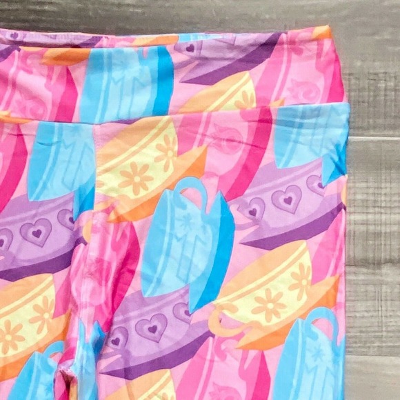 Disney Parks Mad Tea Party Teacup Print Leggings - Picture 6 of 11